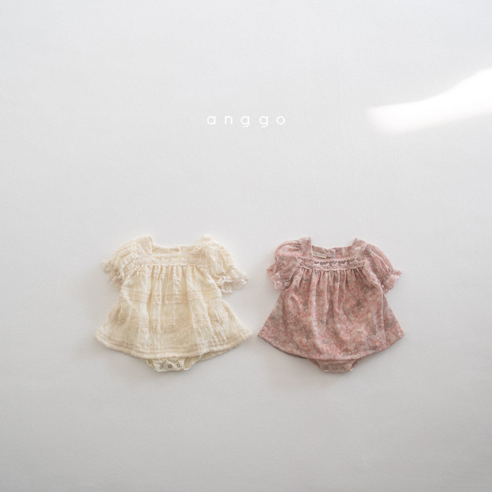 anggo-小公主蕾絲洋裝包屁衣