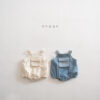 anggo-牛仔格線包屁衣