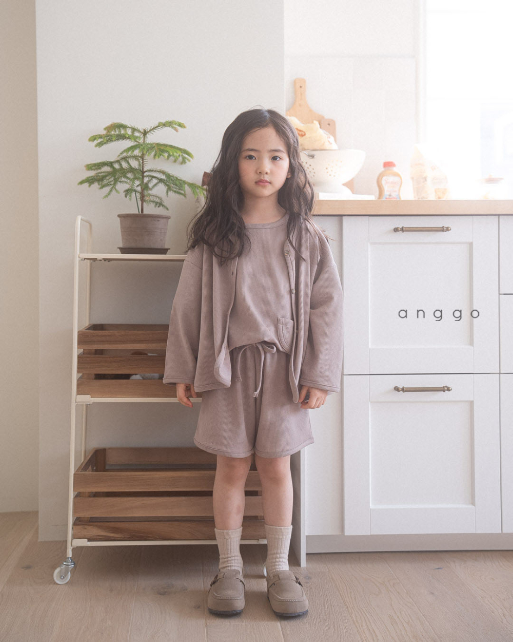 anggo-綁帶造型短褲