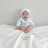 my bebe-藍色小清新長袖泳裝