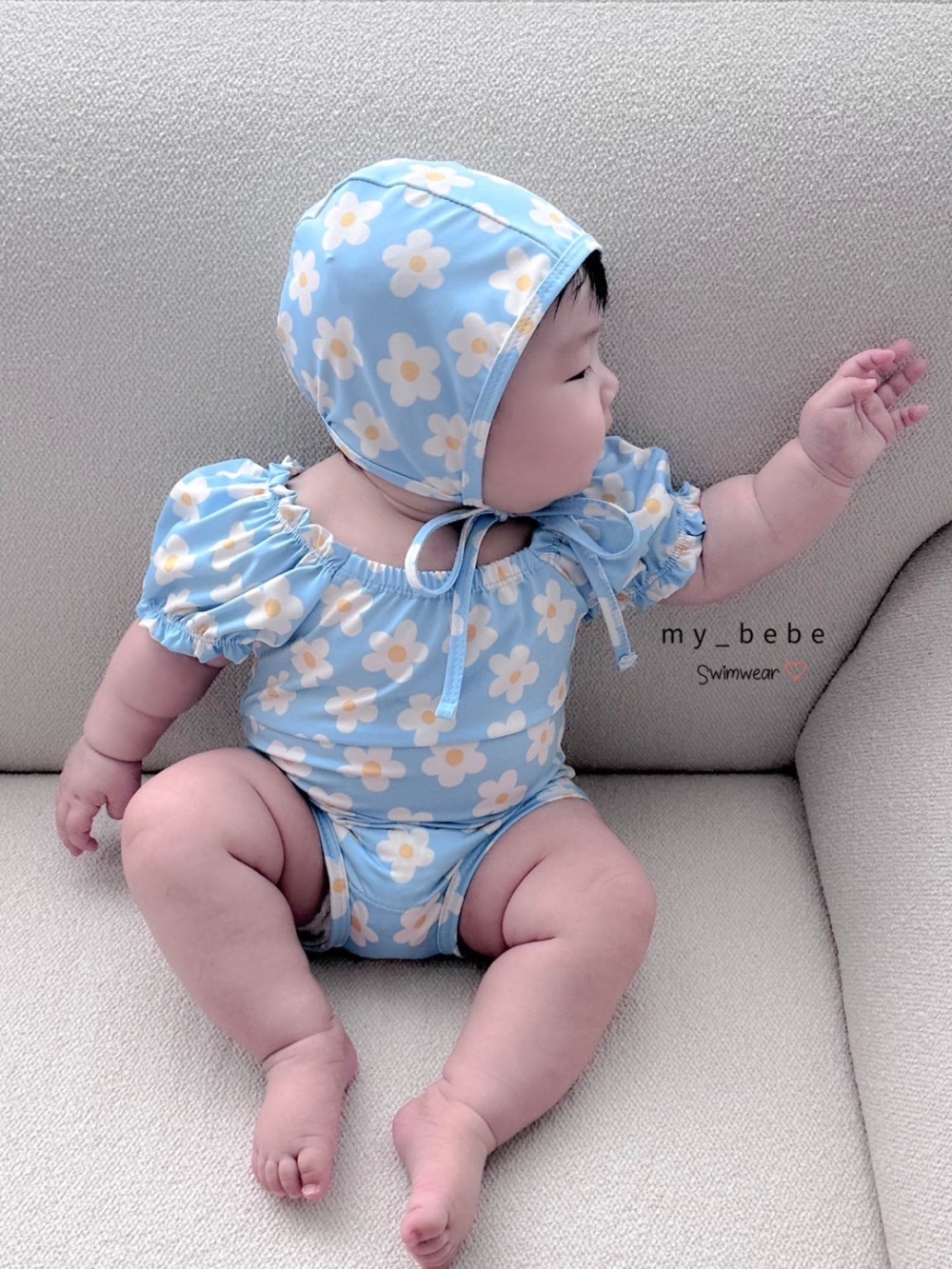 my bebe-可愛QQ澎袖泳裝