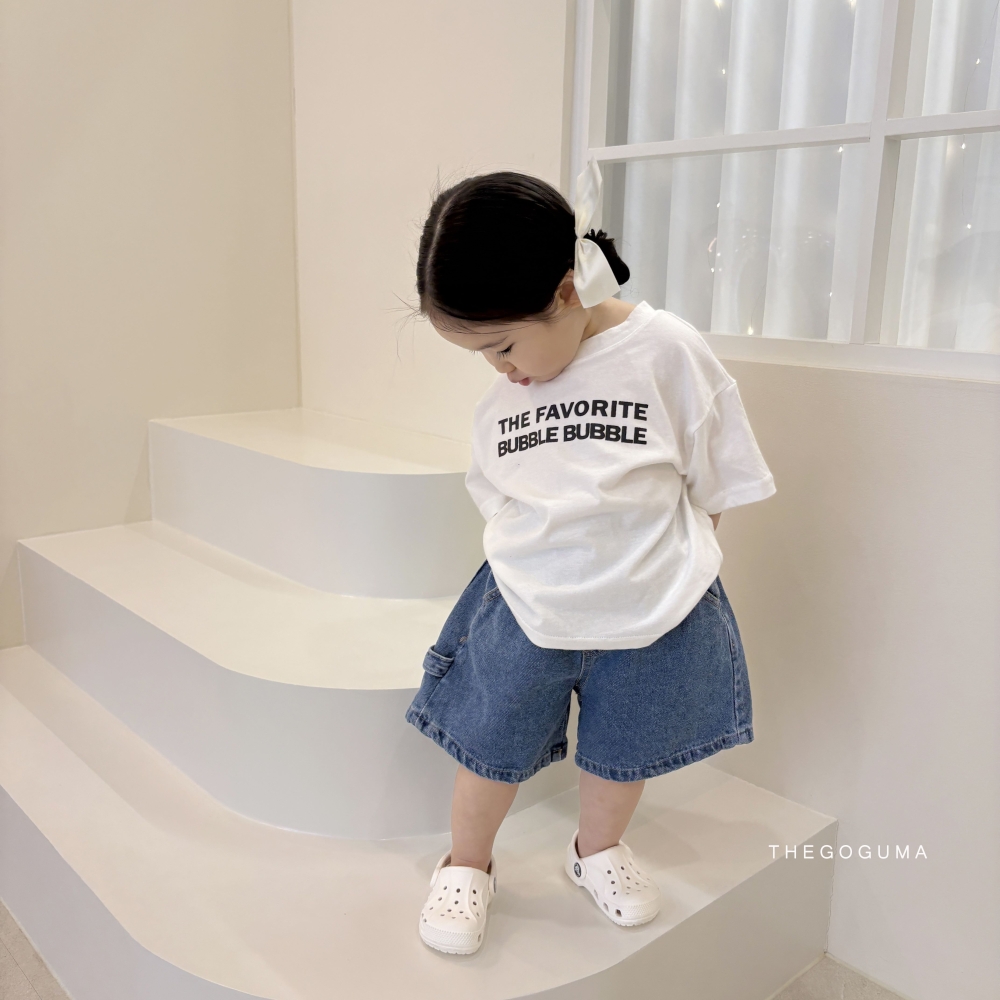The Goguma-Bubble字母短Tee