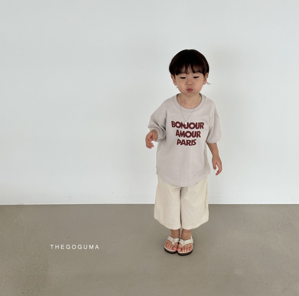 The Goguma-Bonjour寬鬆短T