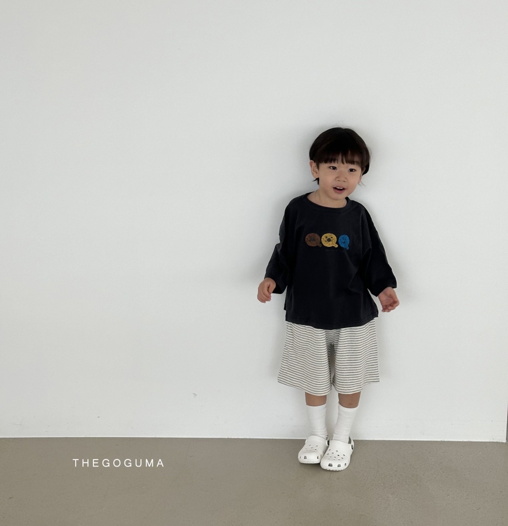 The Goguma-寬鬆條紋短褲