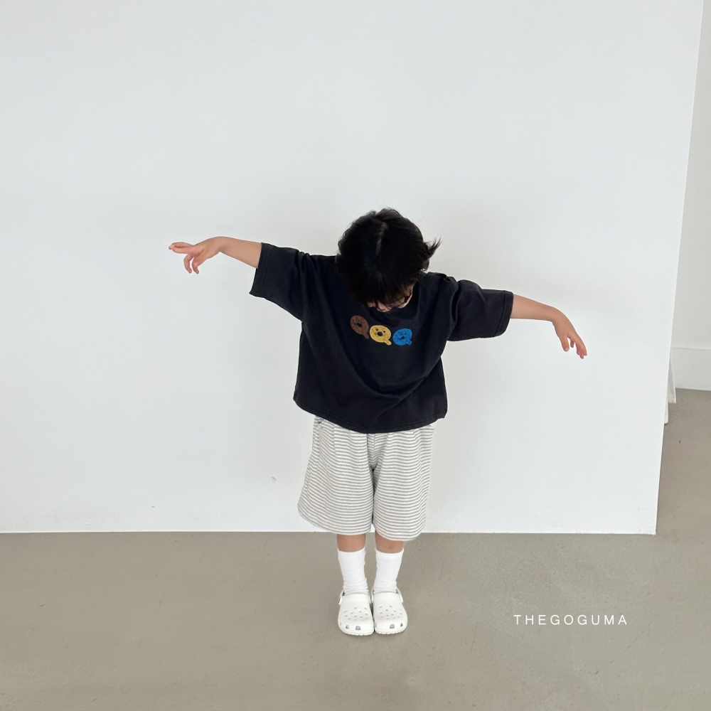 The Goguma-寬鬆條紋短褲
