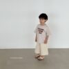 The Goguma-純色布標八分褲