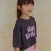 MELIKEY-小花字母短Tee