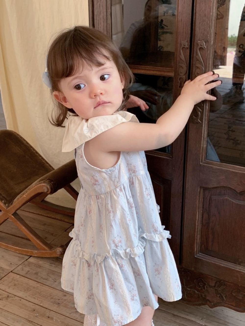 My daughter-大荷葉邊連身裙