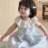 My daughter-蕾絲領邊連身裙