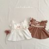 valubebe-蕾絲飛袖上衣