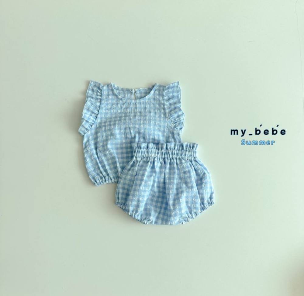 my bebe-甜美格子套裝