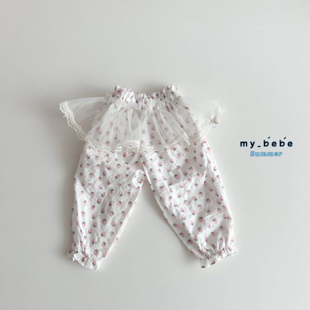 my bebe-碎花澎澎長褲