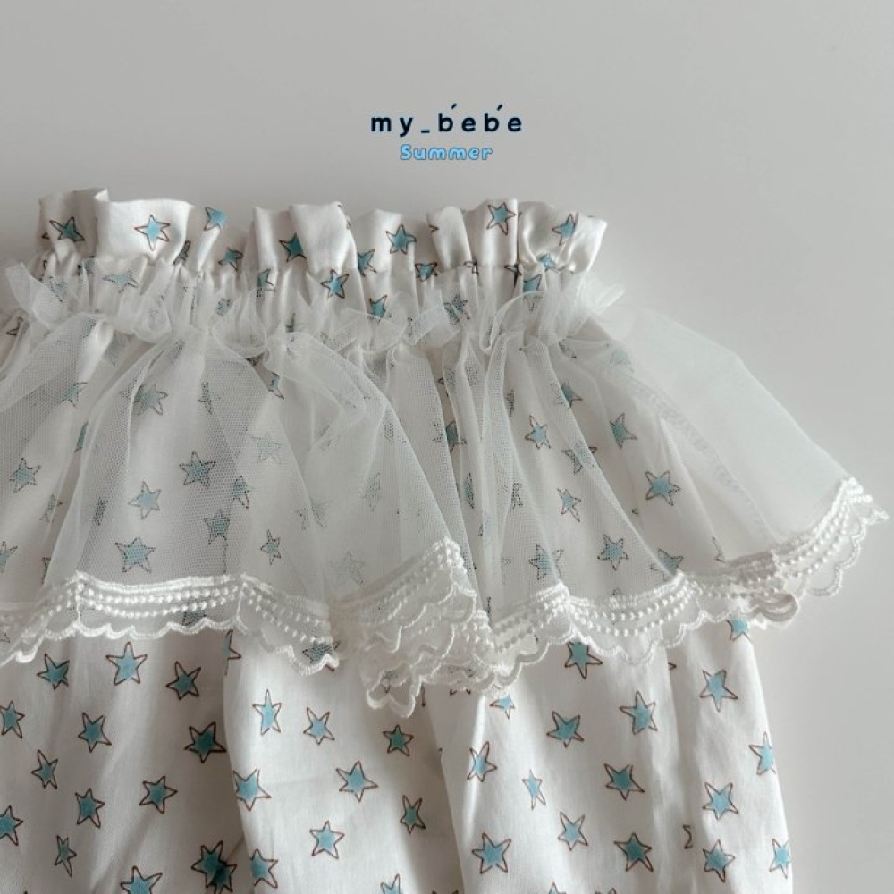 my bebe-碎花澎澎長褲