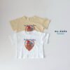 my bebe-愛心熊家族短Tee