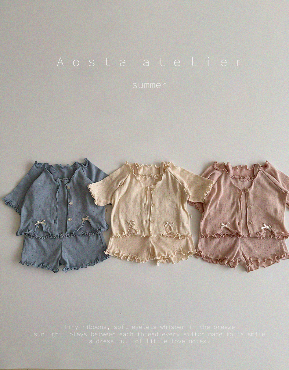 Aosta-純色捲邊短褲