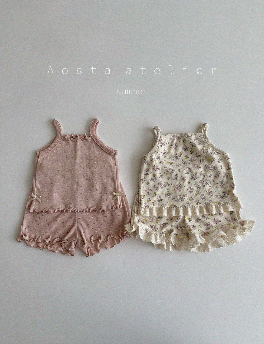 Aosta-純色捲邊短褲