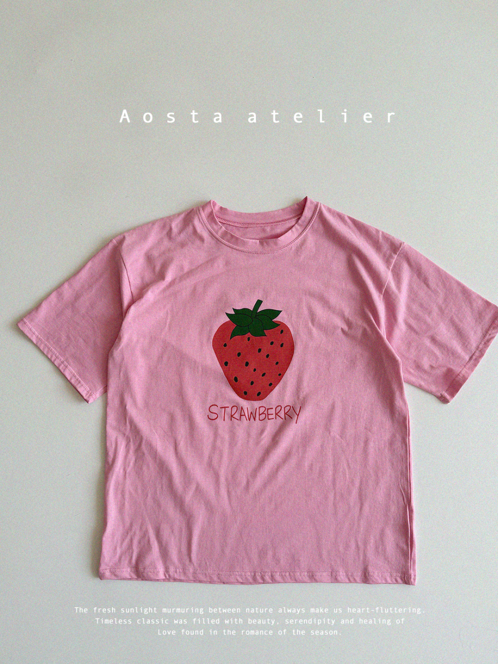 Aosta-媽咪的草莓奶油Tee
