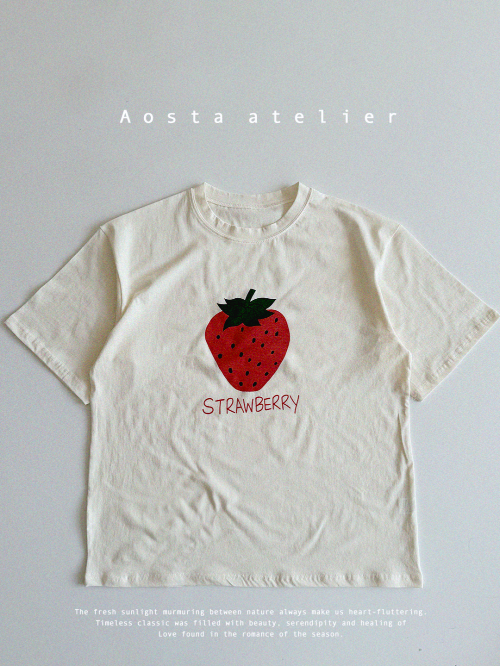 Aosta-媽咪的草莓奶油Tee
