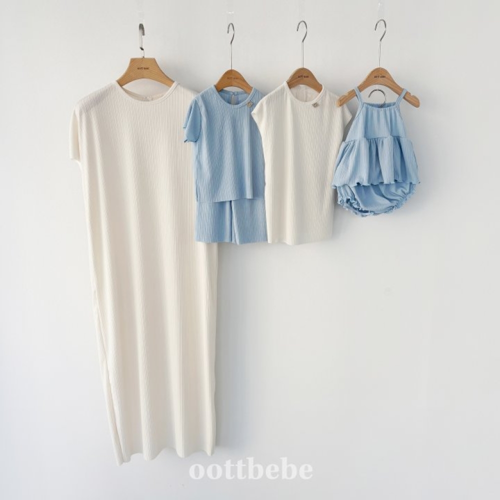 oottbebe-媽媽的褶皺長洋