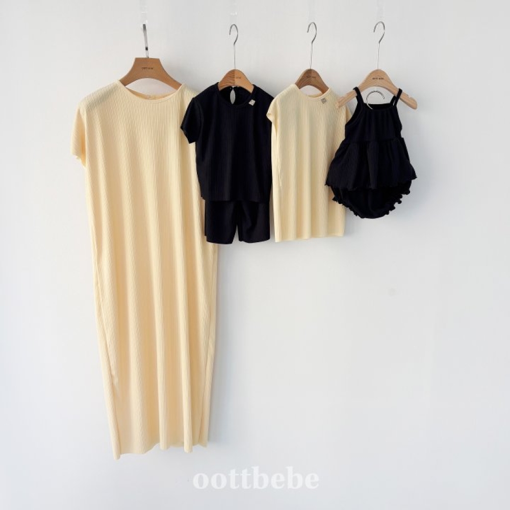 oottbebe-媽媽的褶皺長洋