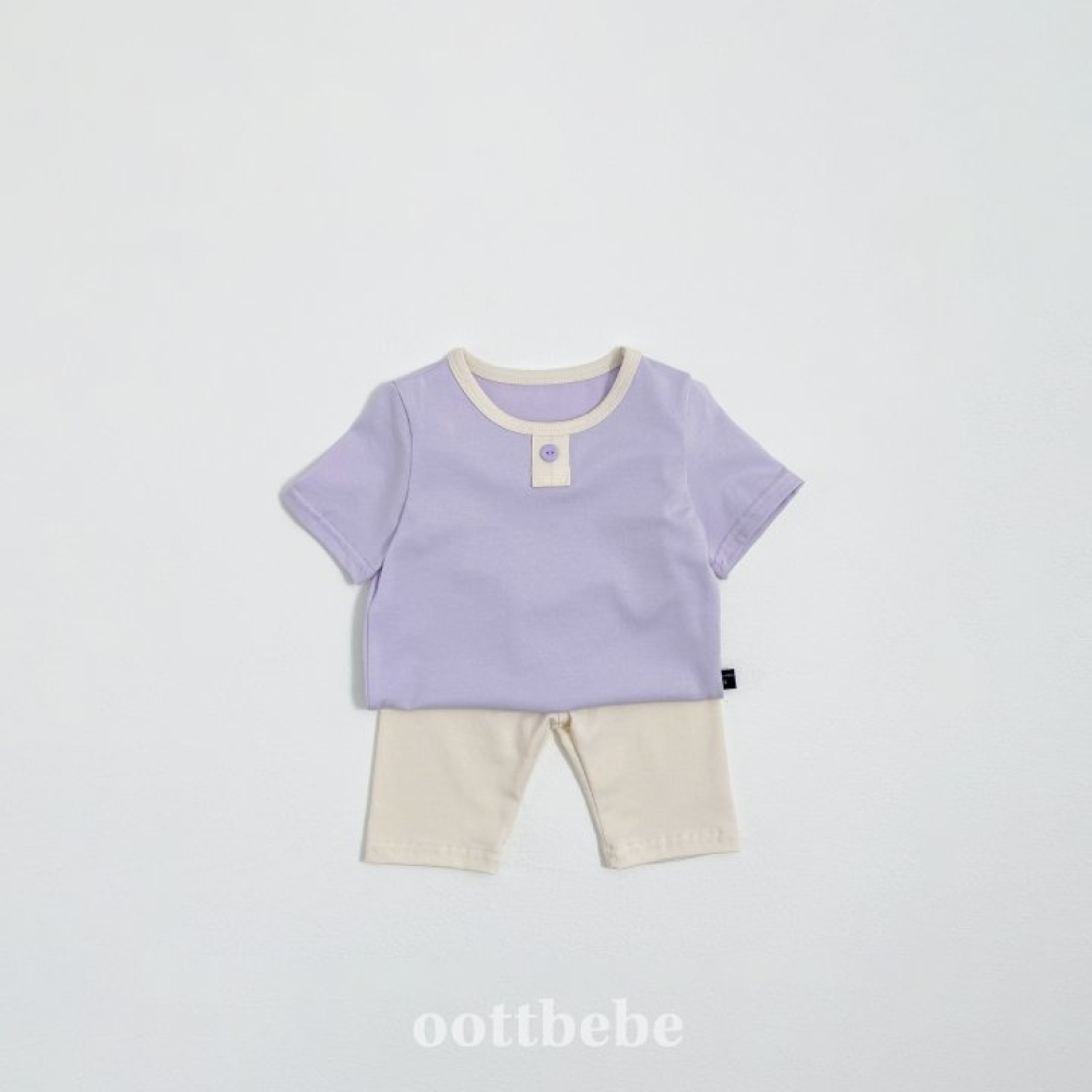 oottbebe-撞色莫代爾套裝