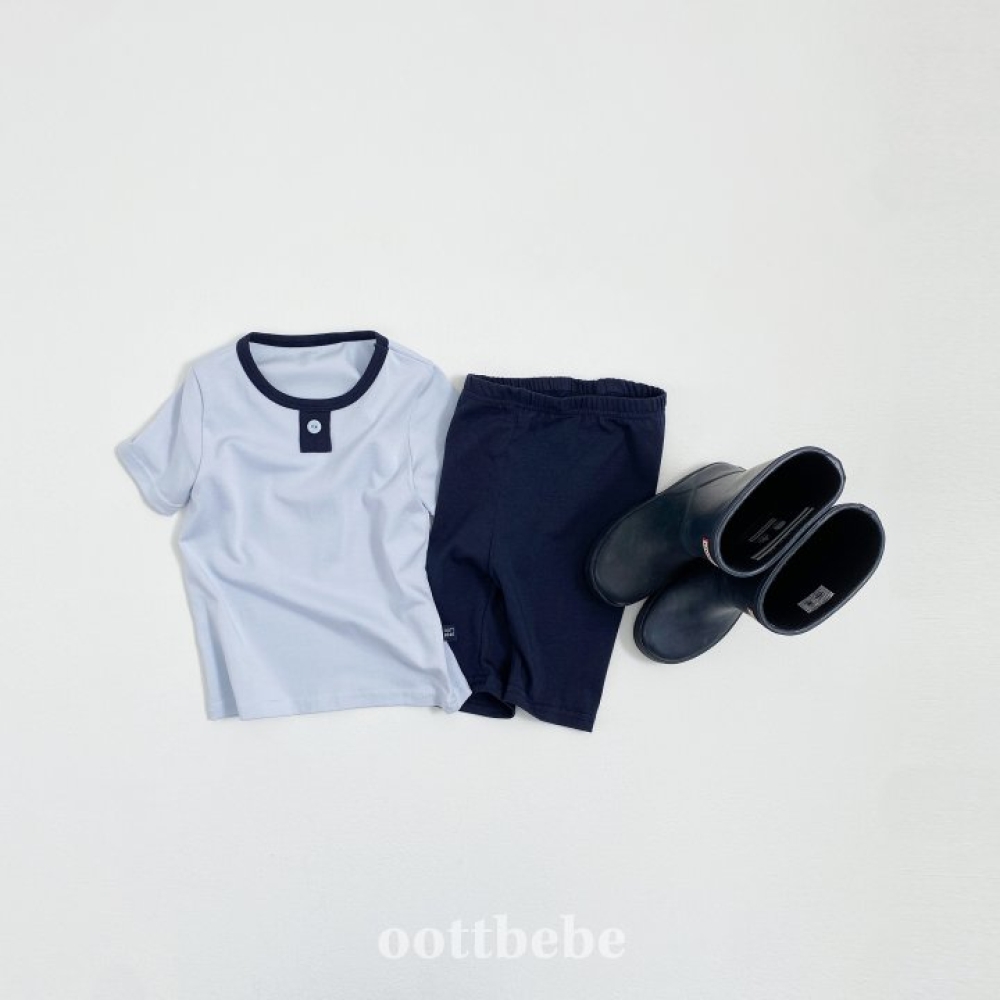 oottbebe-撞色莫代爾套裝