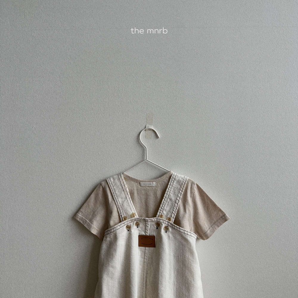 MINI ROBE-小標logo短Tee
