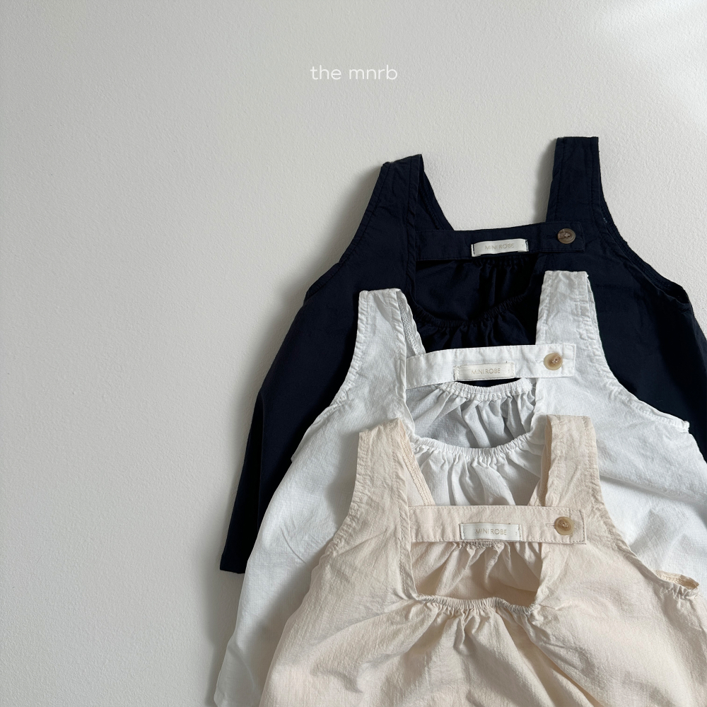 MINI ROBE-小心機鈕扣背心