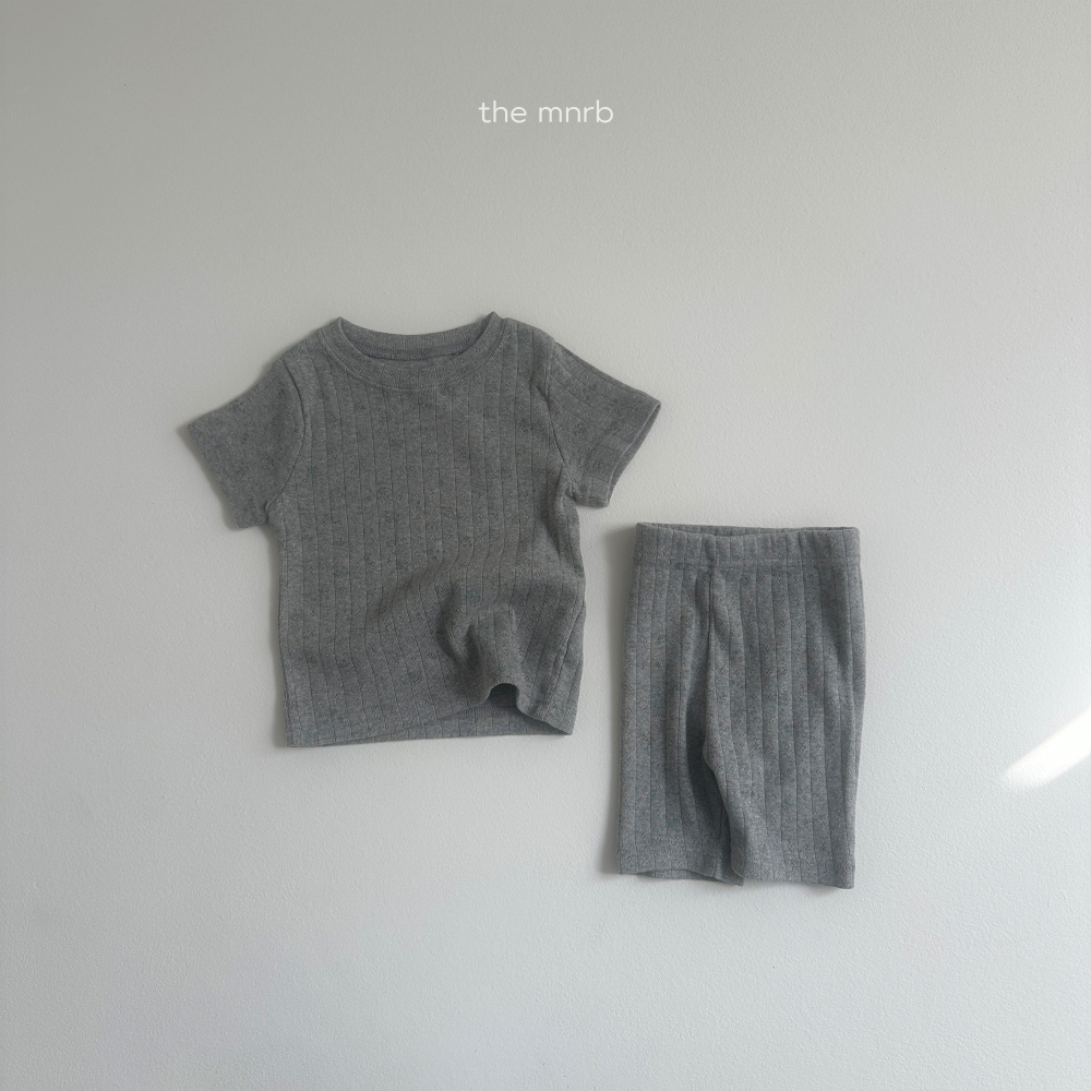 MINI ROBE-小碎花圓領套裝