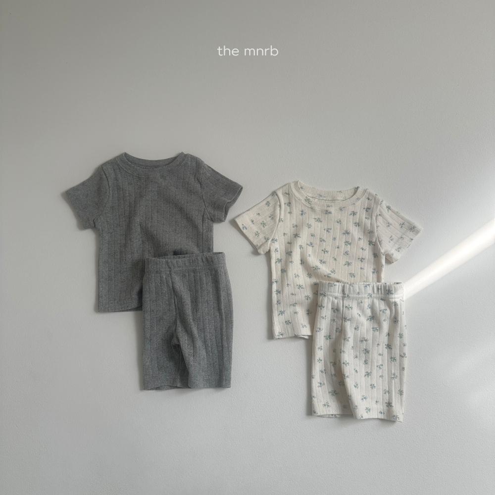 MINI ROBE-小碎花圓領套裝