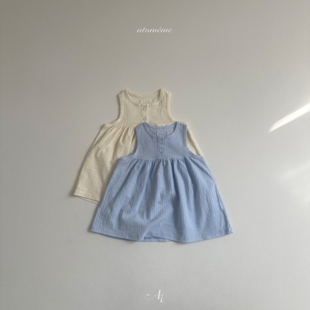 Atomeme-素色背心連身裙
