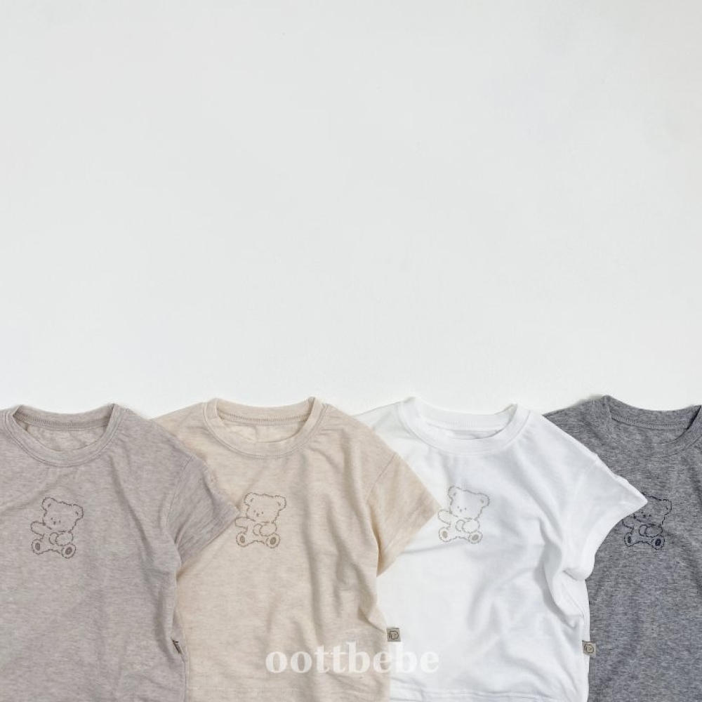 oottbebe-OT小熊短Tee