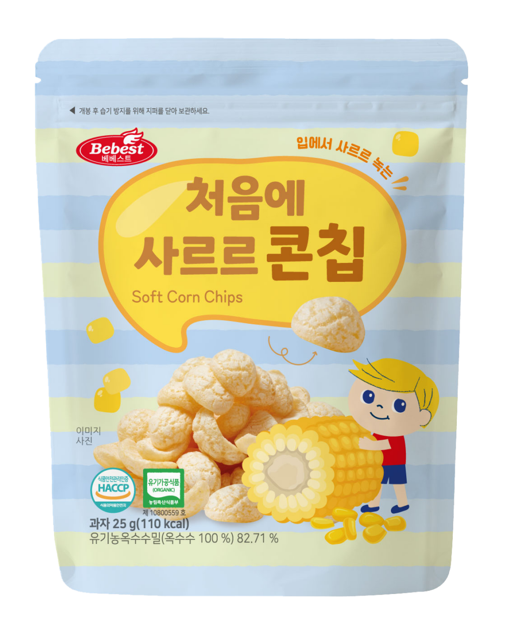 【韓國Bebest】香甜玉米脆片(25g)