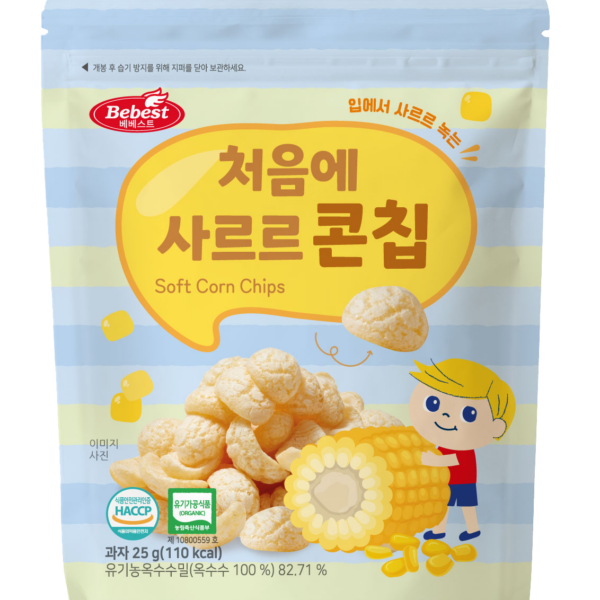 【韓國Bebest】香甜玉米脆片(25g)